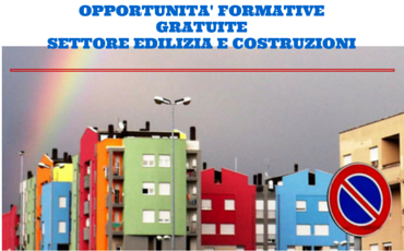 Settore Edilizia-Assegni Formativi e Formazione Gratuita