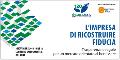 L’ Impresa di Ricostruire Fiducia – Convegno 3 Novembre 2015