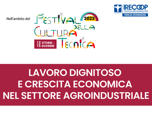 LAVORO DIGNITOSO E CRESCITA ECONOMICA NEL SETTORE AGROINDUSTRIALE